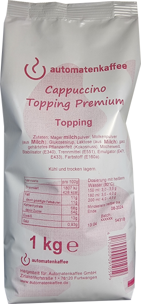 Cappuccino Topping Premium